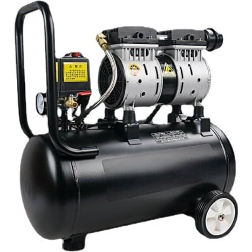 Air Pump Air Compressor Small High Pressure Oil Free Air Compressor 220V Woodworking Painting Air Pump