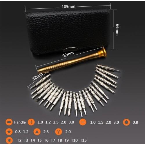 High Quality Practical 25 in 1 Multifunctional Screwdriver Cell Phone Repair Tool For iPhone Cellphone Tablet PC