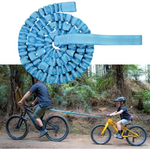 Bike Supplies 1 Set Universal Portable Crash Resistant Cycling Pull Strap Multi Colors Cycling Pull Strap Strong for MTB