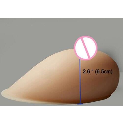 2020 800g White Silicone Breast Forms Prosthesis Fake Boobs Enhancer Super Soft Lifelike Mastectomy For Crossdresser Drag-Queen