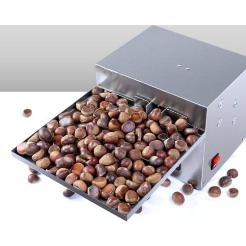 220V Commercial Chestnut Opening Machine Fully Automatic Chestnut Incision Machine Small Electric Chestnut Frying Machine Opener