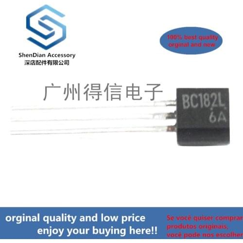 30pcs 100% orginal new BC182L BC182 Triode bag, middle C pin To-92 real photo