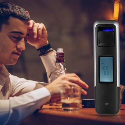 Car Digital Breath Alcohol Tester Breathalyzer AT05 Non-Contact Dedicated Alcohol Detector Lcohol Breath Tester Alcohol Detector