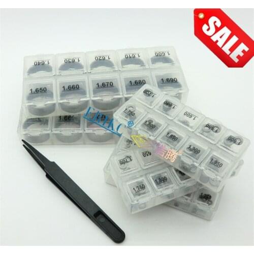 ERIKC Gaskets 400 pcs CR Injection Armature Lift Adjusting Shim Kits Diesel Fuel Injector Repair Washer B21 B23 B24 B27