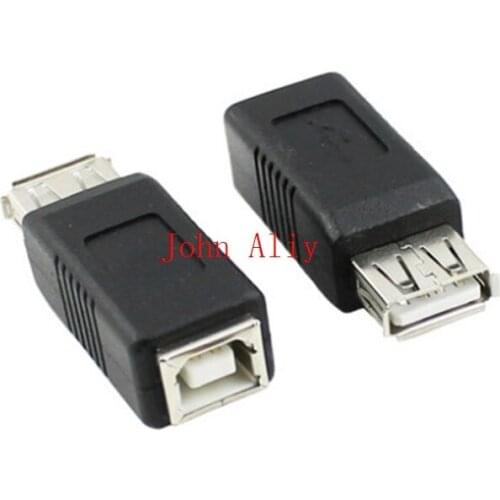 Hot sale portable USB 2.0 Type A Male to USB Type B Female Plug Extend Printer Adapter Converter