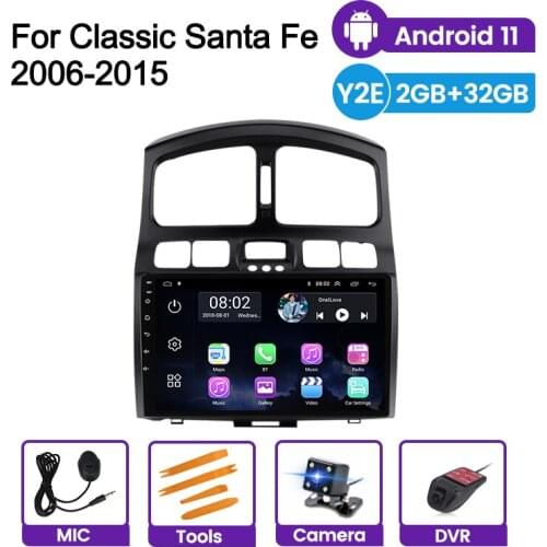 GPS 9" Touch Screen for Hyundai Classic Santa Fe 2005 2006-2015 2 din quad-core Car Radio Multimedia Video Player 2GB 32GB