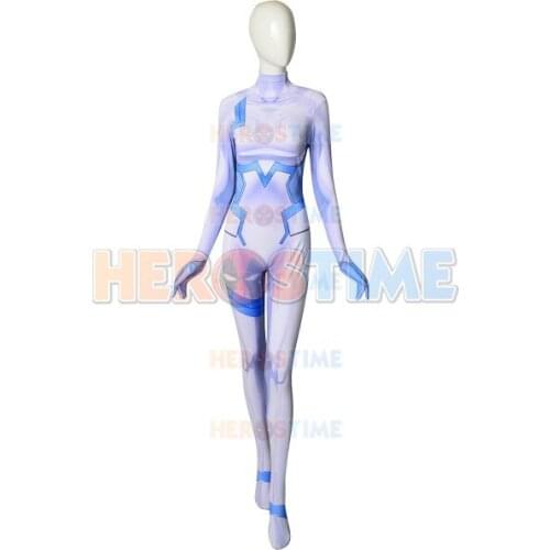 Zero Two Darling in the Franxx Ichigo Cosplay Costume Spandex Printed Halloween Superhero Zentai Bodysuit Custom Made