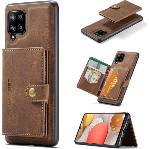 Leather Sheets Magnetic Card Phone Cover For Samsung Galaxy A72 A52 A42 A32 A22 A12 A71 A51 5G Wallet Magnet Car Holder Bag Case