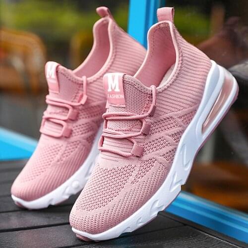 Sneakers Women Summer Slip on Mesh Light Breathable Running Shoes Woman Sports Shoes Walking Platform Comfortable Female Hot
