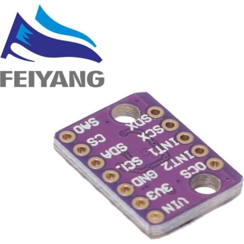 MH-ET LIVE BMI160 GY-BMI160 6DOF 6-axis Rate Gyro Gravity Accelerometer Sensor Module IIC I2C SPI Communication Protocol 3-5V