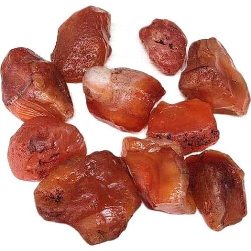 Natural Rough Carnelian Red Agate Raw Stone Quartz Crystal Decoration Healing Specimen Aquarium Bulk