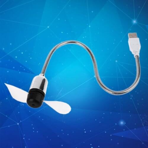 Office Outdoor Universal Flexible USB Fan Air Cooling Cooler For Laptop Desktop PC Computer USB Charger Powerbank