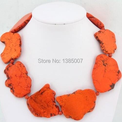 Orange beautiful Necklace Bridal Necklace beautiful Jewelry Holiday Party Necklace Bridesmaid Necklace Wedding Gift