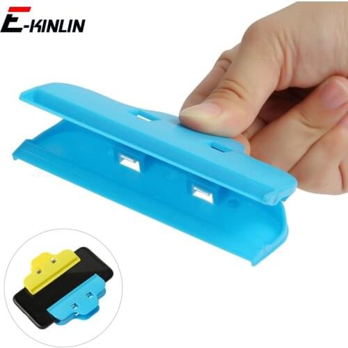 2pcs Plastic Clip Clamp Mobile Phone Holder For iPhone Android Cell Phone For iPad Tablet LCD Screen Fasten Fixed Repair Tool