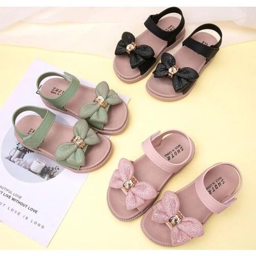 2021 new girls sandals Baotou beach shoes 2-6 years old children non-slip soft bottom childrens sandals non-slip summer sandals