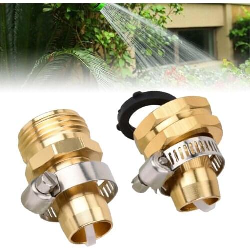 Hose Connector 3/4" Male Female Connector Set Garden Hose Repair Mender Kit Garden Connector Watering Spray Nozzle Fast delivery