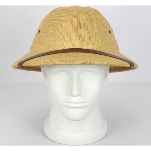 DongKing Hamiotwo Straw Sun Hat Bucket hat Helmet Toyo Jungle Hat Miners Cap High Quality Men Women