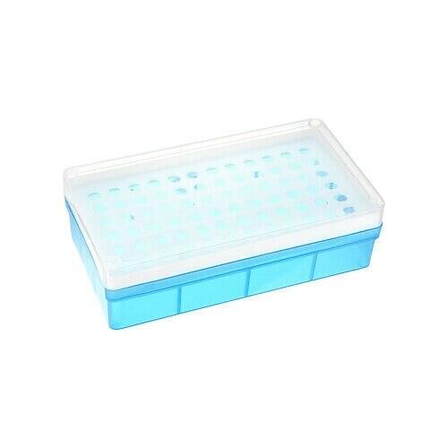 Tube Rack Polypropylene 72-Well Blue for 0.5ml