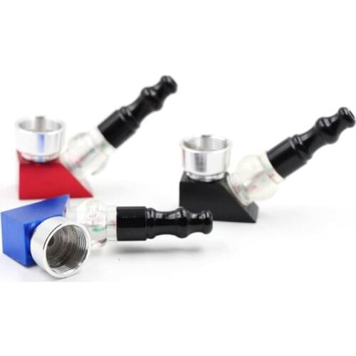 SWSMOK Metal Small Portable Smoke Tobacco Herb Smoking Pipes Metal Tobacco Water Pipes With Mesh Cigarette Accessories