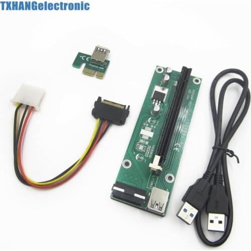 USB 3.0 PCI-E Express Powered Riser Card W/ Extender Cable 1x to 16x Monero diy electronics