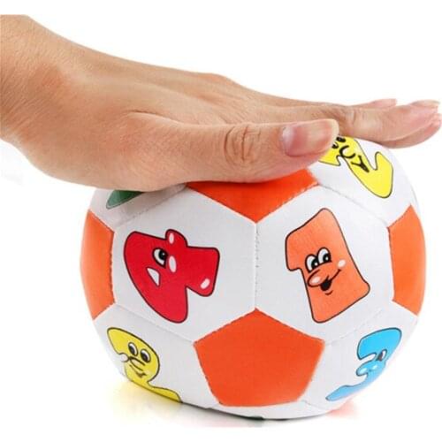 1pc Children Kids Educational Toy Baby Learning Colors Number Ball Plaything Soccer Sports Ball Throw Stuffed Soft Plush Toys