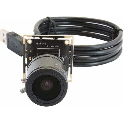 2.8-12mm megapixel varifocal lens 5Megapixel 2592X1944 HD Aptina MI5100 Color CMOS Sensor USB CCTV Camera board Module video