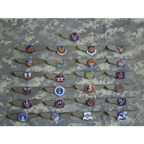 25pcs WW2 Us Army Air Force Military Pilot Wing Badge Metal Insignia Pin Set Military 5605101