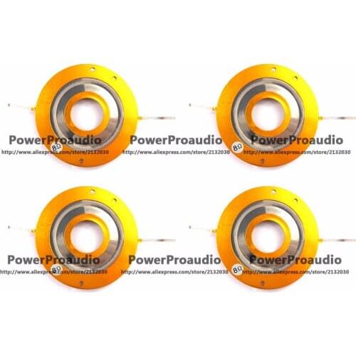 4pcs Aftermarket Diaphragm For JBL 2404H 2404H-1 2405 2405H 075 076 HT94 8ohm Pure aluminium Wire