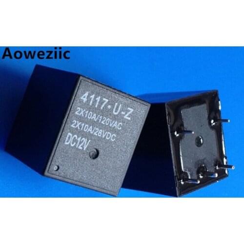 Aoweziic (2pcs/lot) 4117-U-Z Relays 4117-U-Z-DC12V automotive car relay 4117-U-Z-12VDC