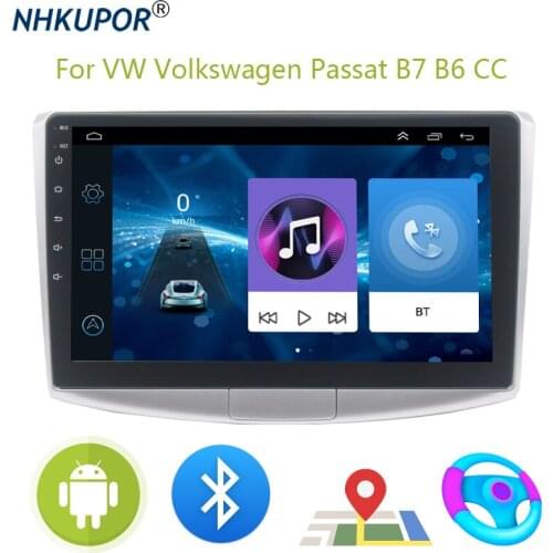 Android 10.0 Car Radio Multimedia Player For VW Volkswagen Passat B7 B6 CC 2 Din Autoradio GPS Navigation DVR Camera Bluetooth