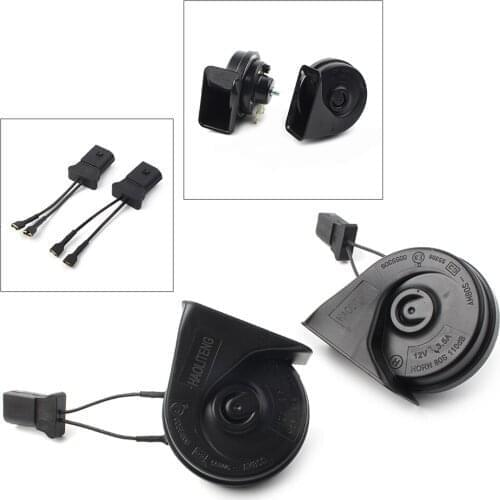 2x Car Snail Horn Loud Horn DC 12V 125db Universal For VW Golf MK5 MK6 MK7 Jetta Polo Passat Touran Touareg CC etc