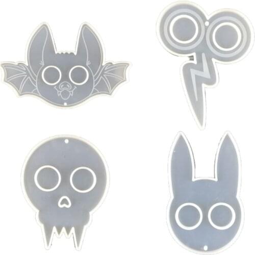 Defense Keychain Pendant Silicone Mould DIY Crafts Clay Making Tool Epoxy Resin Mold