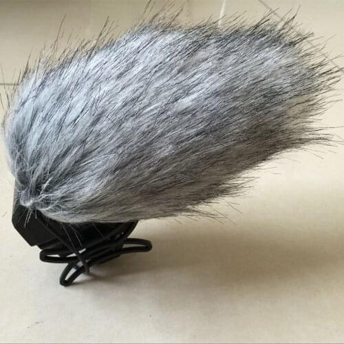 For Azden Smx-30 Voice Recording Pen Outdoor Wind Cover Shield Furry Windscreen Windshield Muff Microphones