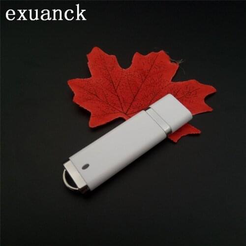 Exuanck New DIY Customize Personal USB 2.0 4GB 8GB 16GB 32GB 64GB Plastic Flash Pen Drive For Computer (30pcs free logo)