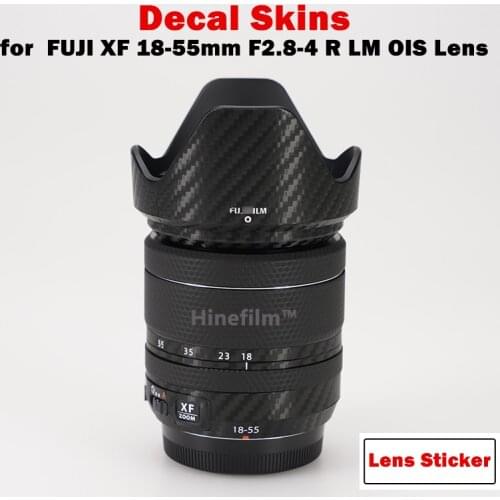 XF18-55 Lens Premium Decal Skin for Fujifilm XF 18-55mm F2.8-4 R LM OIS Lens Protector Cover Film Wrap Sticker