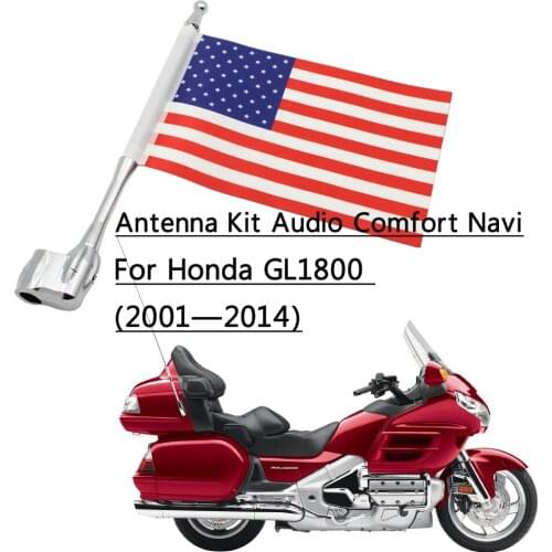 For Honda Glodwing GL1800 2001-2014 Motorcycle Antenna Kit Audio Comfort Navi