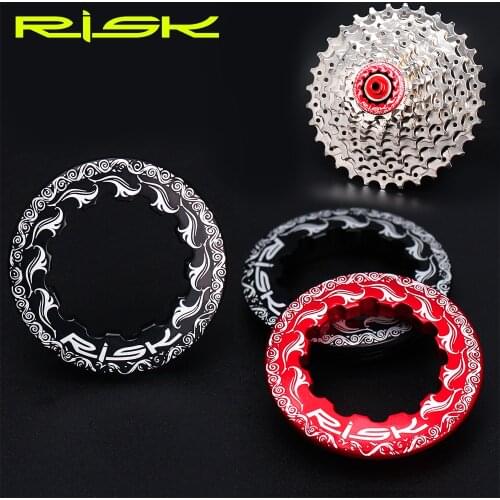 RISK 11T Flywheel Cover Flywheel Cap Aluminum Alloy Cassette Locking Ring For Mountain Road Bike Bicycle CNC Locked Washer