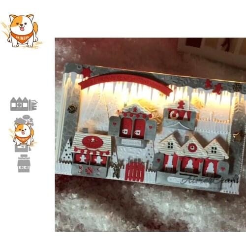 House Series Metal Cutting Dies Scrapbooking Stencil DIY Decorative Craft Embossing Die Cuts Card Making New Dies For 2019