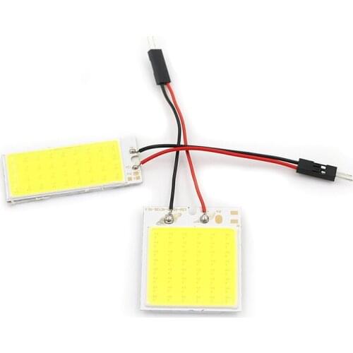 New 36/48 12v White Smd Cob Led Panel Auto Interior Lamp Bulb Light Wholesale