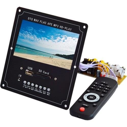 4.3 Lcd Screen Display Video Decoder Board Support Fm Bluetooth Receiving Video and Audio Playback Pictures E-book Browsing