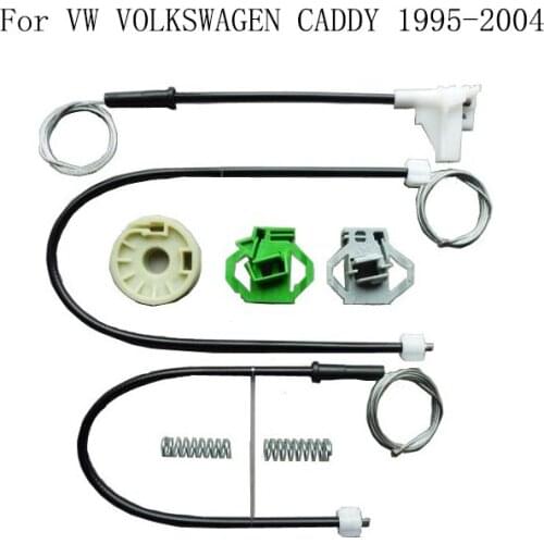 For Volkswagen VW CADDY 1995-2004 Power Electric Car Window Regulator Window Lifter Repair Kit Set Front Left