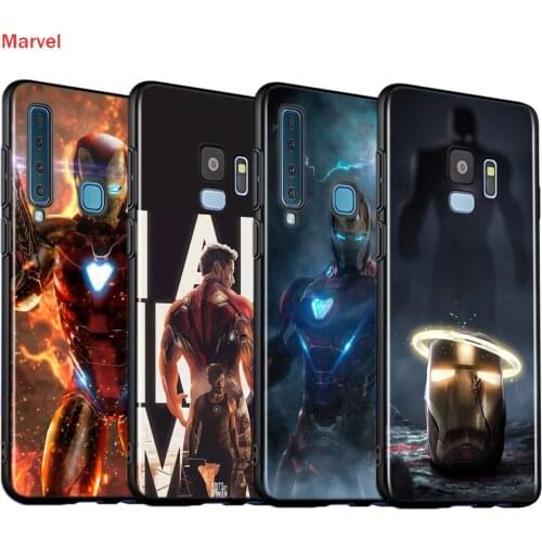 Silicone Cover Marvel Iron Man For Samsung Galaxy A9 A8 A7 A6 A6S A8S Plus A5 A3 A02 Star 2018 2017 Phone Case