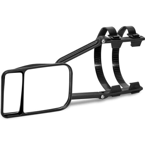 Universal Trailer Towing Dual Mirror Clip-on Trailer Wing Mirror Rearview Extension Towing Mirror Glass for Car Caravan Trailer