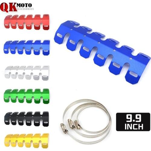 Exhaust Muffler Pipe Leg Protector Heat Shield Cover For Kawasaki KX250F KX450F 2006-2018 YAMAHA YZ125 MT09 EXC300 XC400 450 530