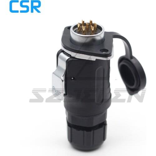XHP20 7pin waterproof onnector plug(female) and socket(Male), LED Power wire connector IP65