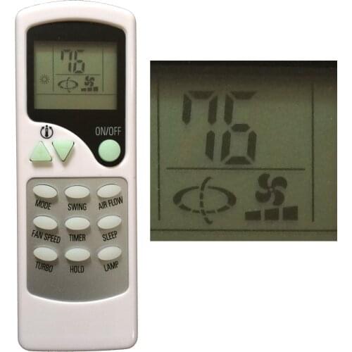Replacement for QUIETSIDE Air Conditioner Remote Control ZHF/LT-01