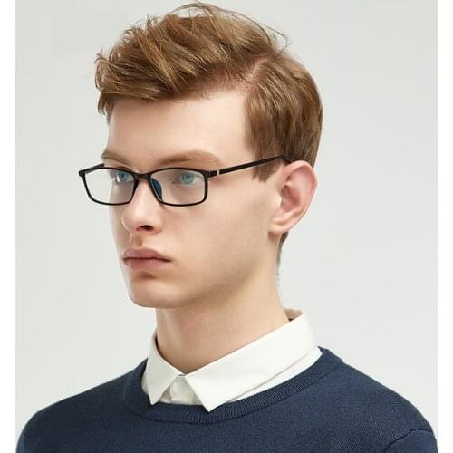 Hot Sale Ladies Simple High-end Square Glasses Monochromatic Transparent Glasses Mens Game Anti-blue Computer Glasses