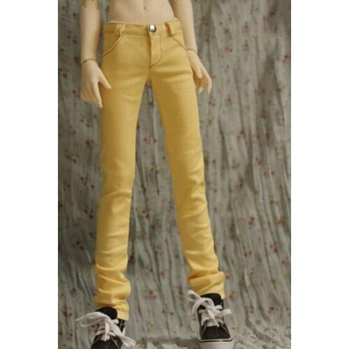 1/6 1/4 1/3 BJD clothes Yellow pencil pants for BJD/SD YOSD MSD SD13 SD17 SSDF ID72 HID strong Uncle doll accessories C0174