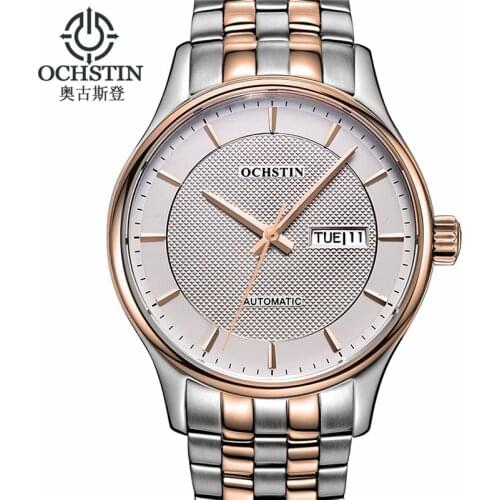 2016 Limited Ochstin Mechanical Watch Men Date Day Wristwatch Man Watches Luxury Fashion Casual Womens Wrist Relogio Masculino
