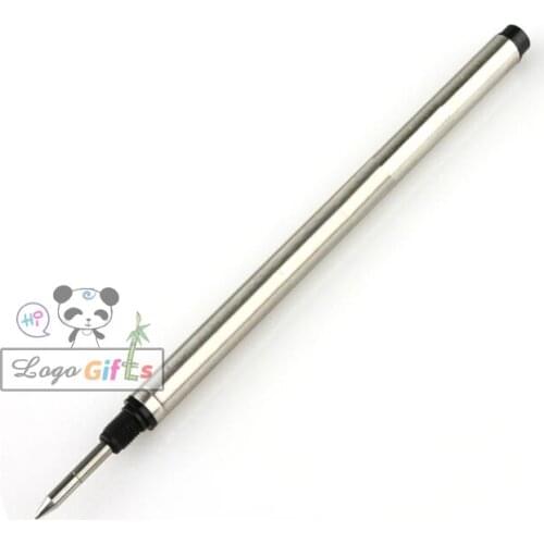 6CS/LOT Metal cross pen refill black refill writes smoother metal ball pen refill ballpoint pen refills can mix with colors